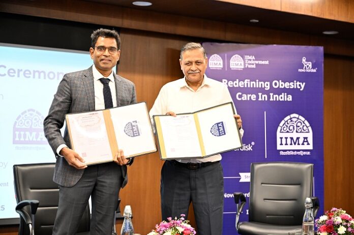 IIM Ahmedabad and Novo Nordisk India Sign 5-Year MoU to Tackle Obesity
