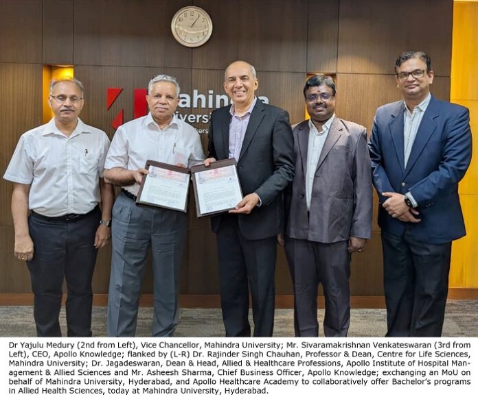 Mahindra University, Apollo Academy Unite to Upskill Allied Health mahindra-university-apollo-academy-unite-to-upskill-allied-health