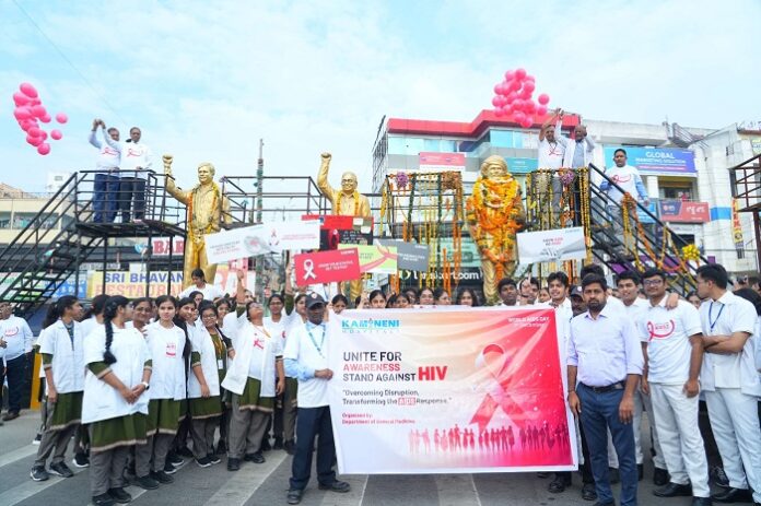 Kamineni Hospitals Marks World AIDS Day with Awareness Walk kamineni-hospitals-marks-world-aids-day-with-awareness-walk