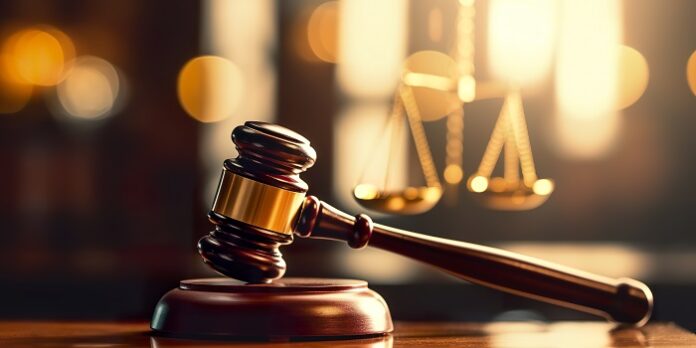 Legal law concept image gavel bokeh. law and authority lawyer co