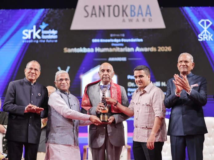 SantokBaa Humanitarian Award 2026 Presented to LVPEI Founder Dr Gullapalli N Rao