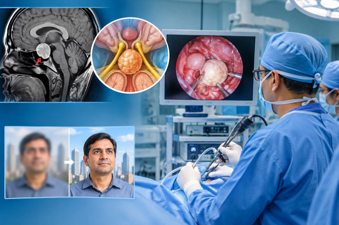 Apex Hospital Doctors Remove Large Pituitary Tumour Through Nose